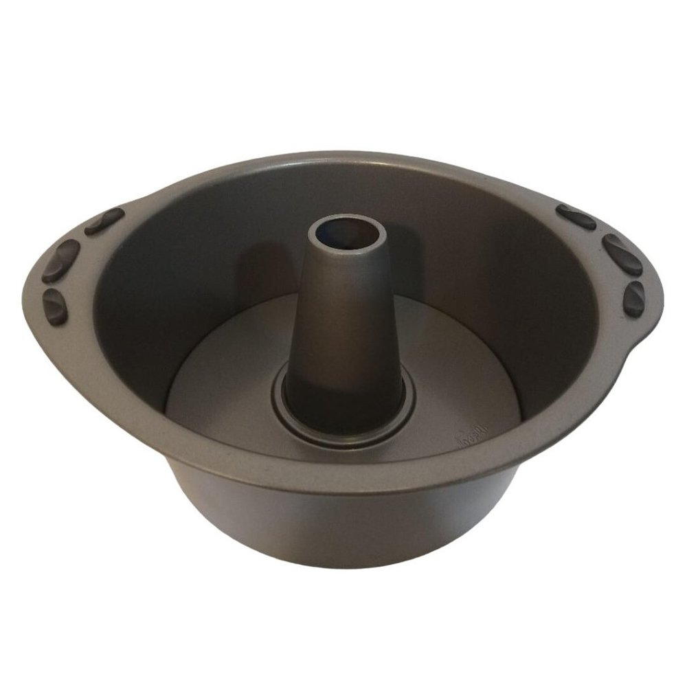 Wearever Taste Of Home Bundt Cake Pan Mold Gray Removable Center Metal Non Stick